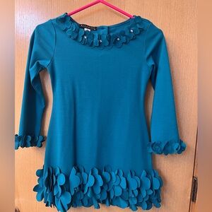 Fabulous blue girls party dress size 8.